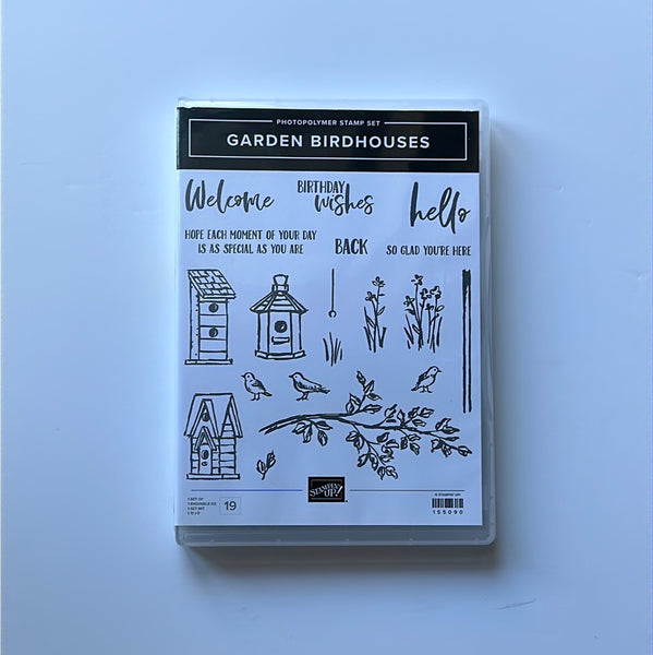 Garden Birdhouses | Retired Photopolymer Stamp Set | Stampin' Up!