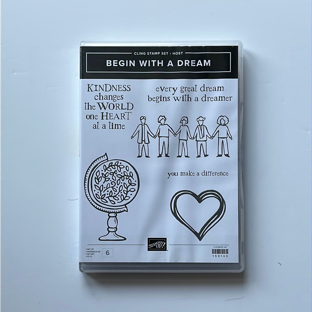 Begin with a Dream | Retired Cling Mount Stamp Set | Stampin' Up!