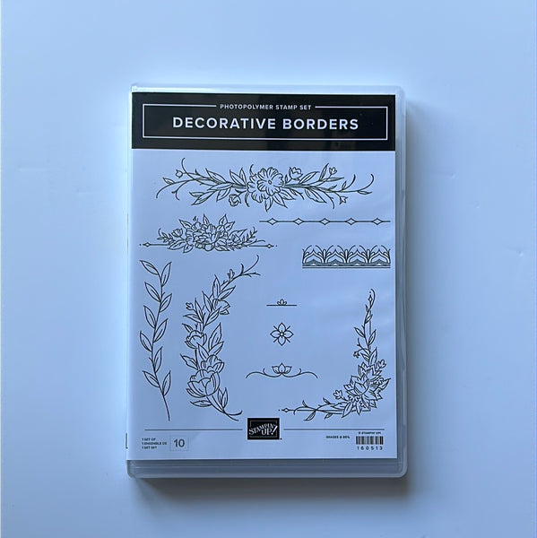 Decorative Borders | Retired Photopolymer Stamp Set | Stampin' Up!