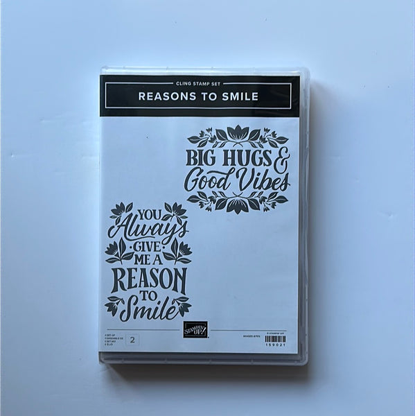 Reasons to Smile | Retired Cling Mount Stamp Set | Stampin' Up!