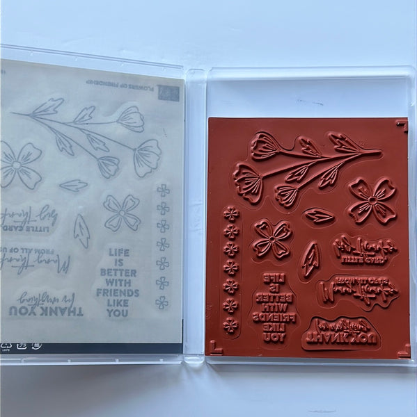 Flowers of Friendship | Retired Cling Mount Stamp Set | Stampin' Up!
