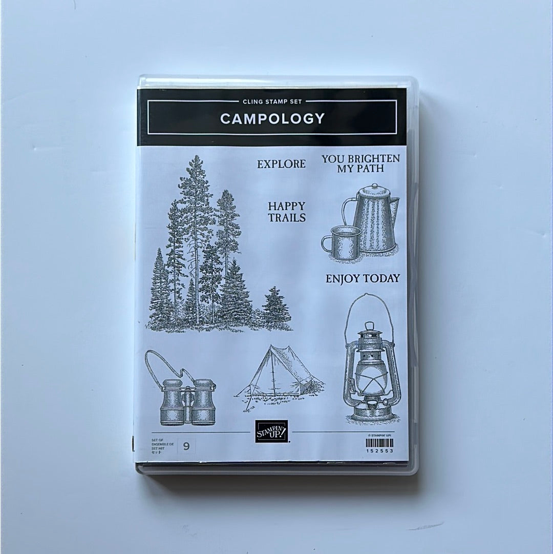 Campology | Retired Cling Mount Stamp Set | Stampin' Up!