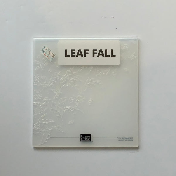 Leaf Fall (3D) Embossing Folder | Retired Embossing Folder | Stampin' Up!