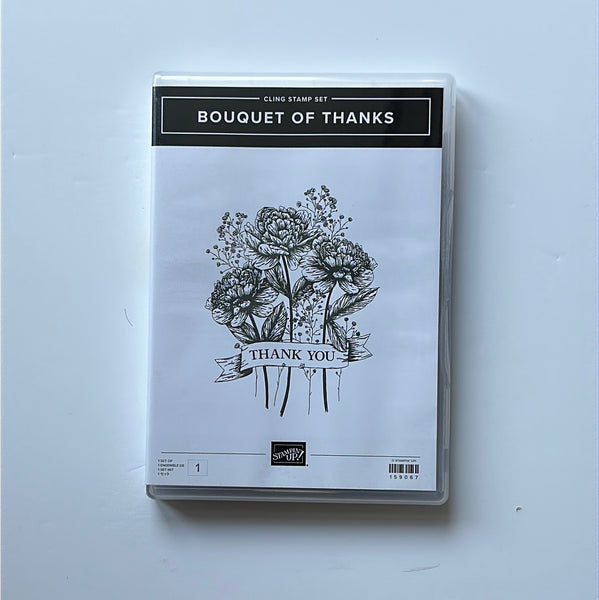 Bouquet of Thanks | Retired Cling Mount Stamp Set | Stampin' Up!