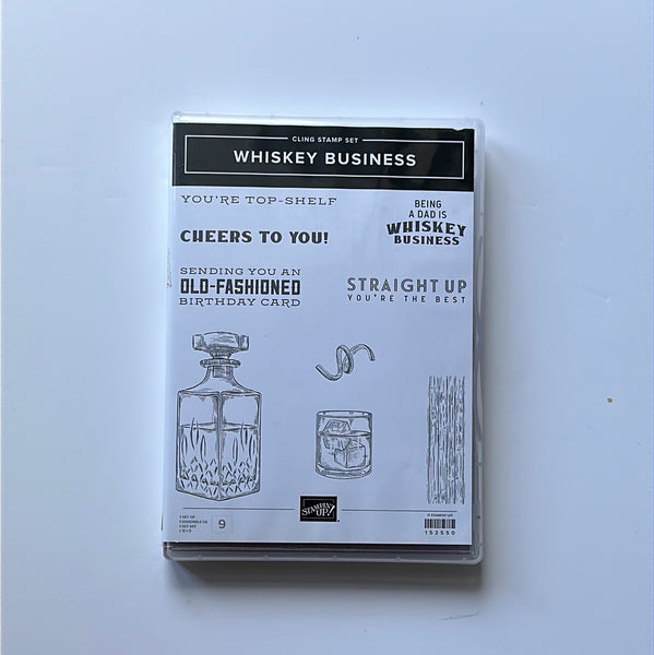 Whiskey Business | Retired Cling Mount Stamp Set | Stampin' Up!