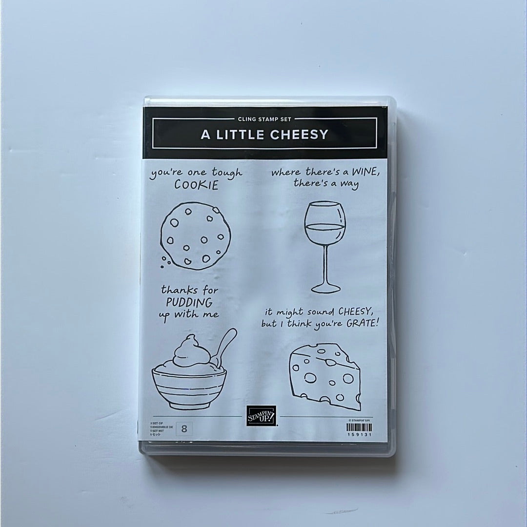 A Little Cheesy | Retired Cling Mount Stamp Set | Stampin' Up!