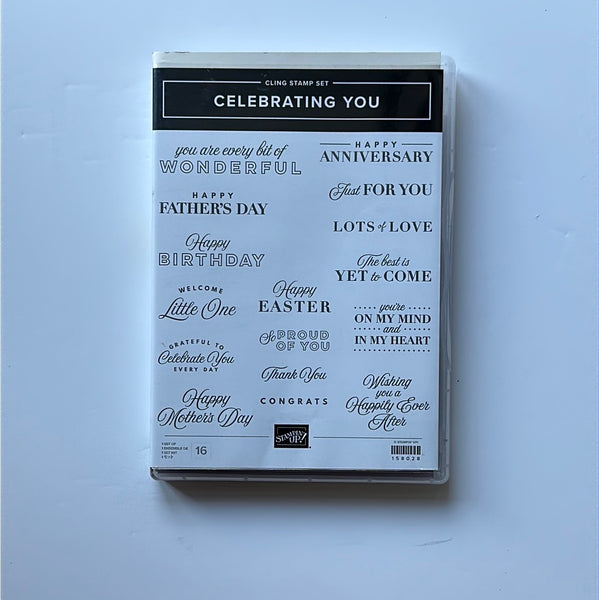 Celebrating You | Retired Cling Mount Stamp Set | Stampin' Up!