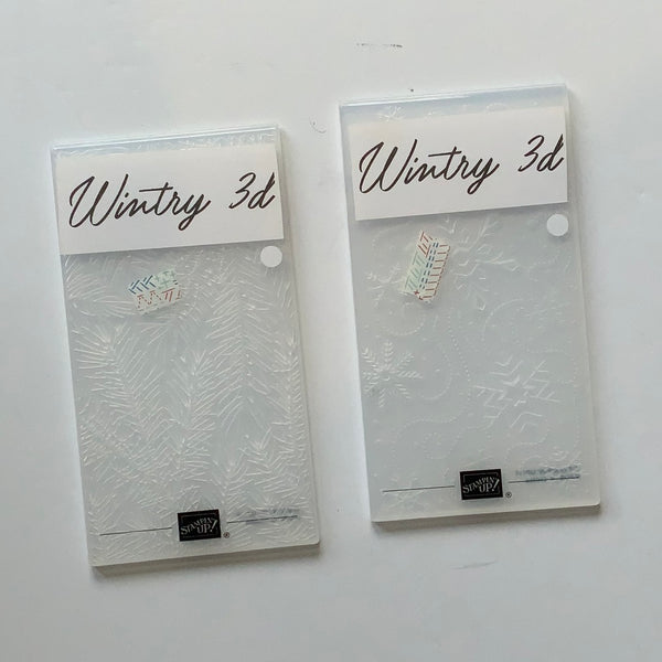 Wintry (3D) Embossing Folder (Set 2) | Retired Embossing Folder | Stampin' Up!