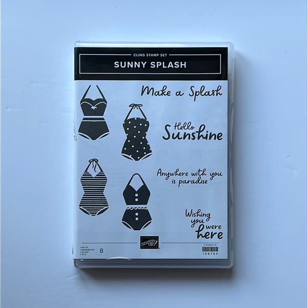 Sunny Splash | Retired Cling Mount Stamp Set | Stampin' Up!