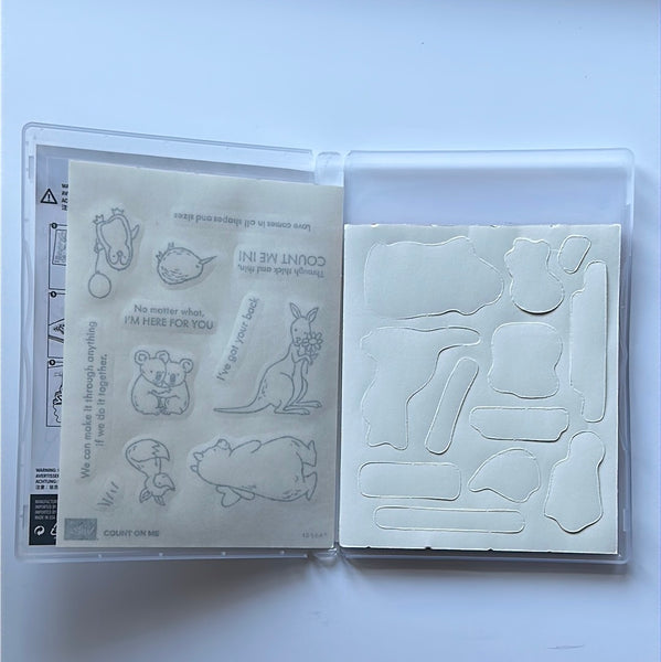 Count on Me | Retired Cling Mount Stamp Set | Stampin' Up!