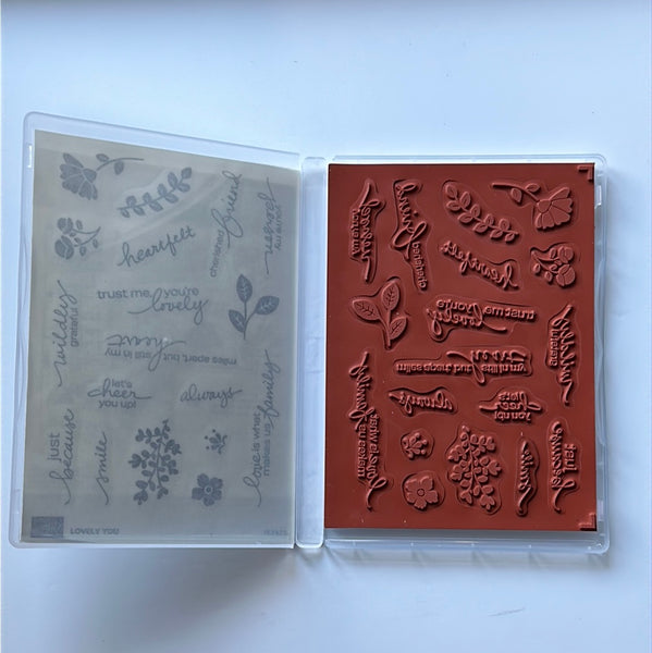 Lovely You | Retired Cling Mount Stamp Set | Stampin' Up!