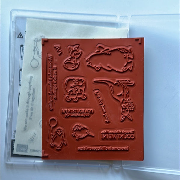 Count on Me | Retired Cling Mount Stamp Set | Stampin' Up!