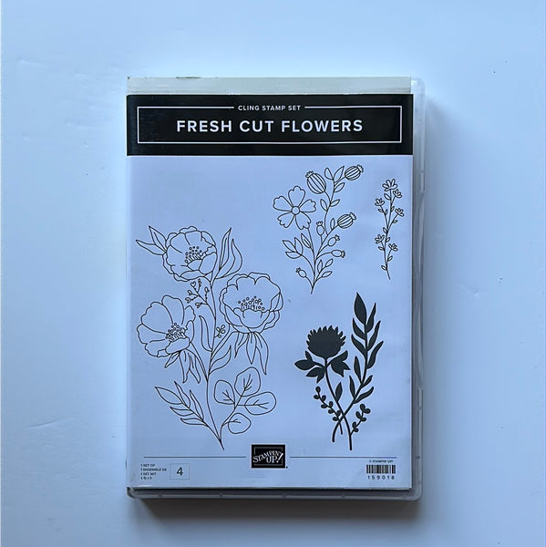 Fresh Cut Flowers | Retired Cling Mount Stamp Set | Stampin' Up!