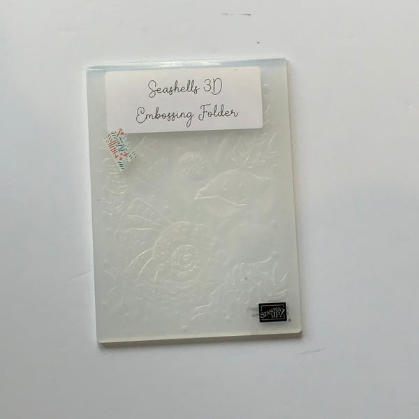 Seashells (3D) Embossing Folder | Retired Embossing Folder | Stampin' Up!