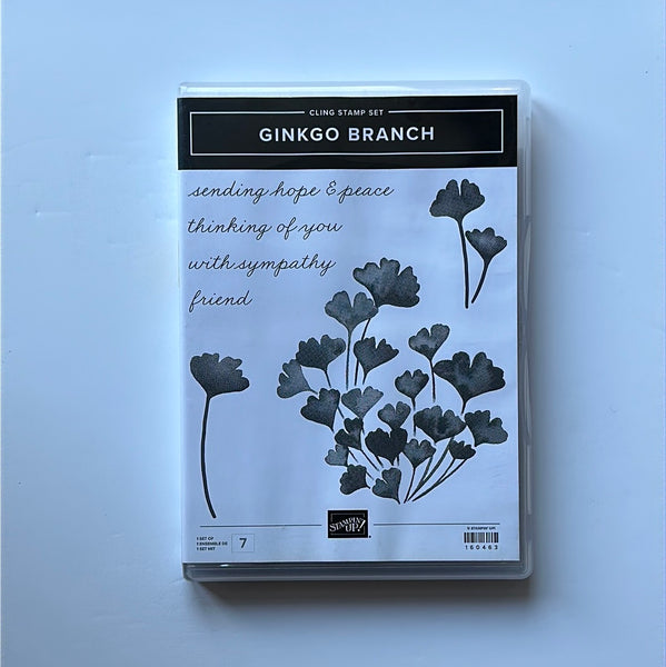 Ginkgo Branch | Retired Cling Mount Stamp Set | Stampin' Up!