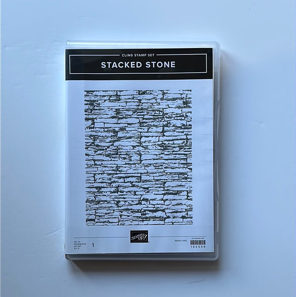 Stacked Stone | Retired Cling Mount Stamp Set | Stampin' Up!