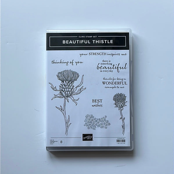 Beautiful Thistle | Retired Cling Mount Stamp Set | Stampin' Up!