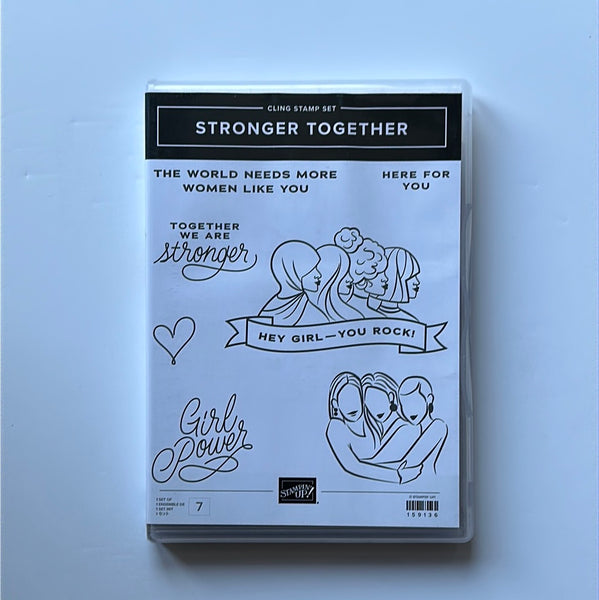 Stronger Together | Retired Cling Mount Stamp Set | Stampin' Up!