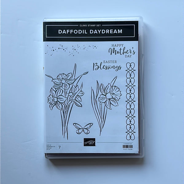 Daffodil Daydream | Retired Cling Mount Stamp Set | Stampin' Up!