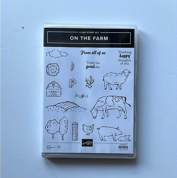 On the Farm | Retired Cling Mount Stamp Set | Stampin' Up!