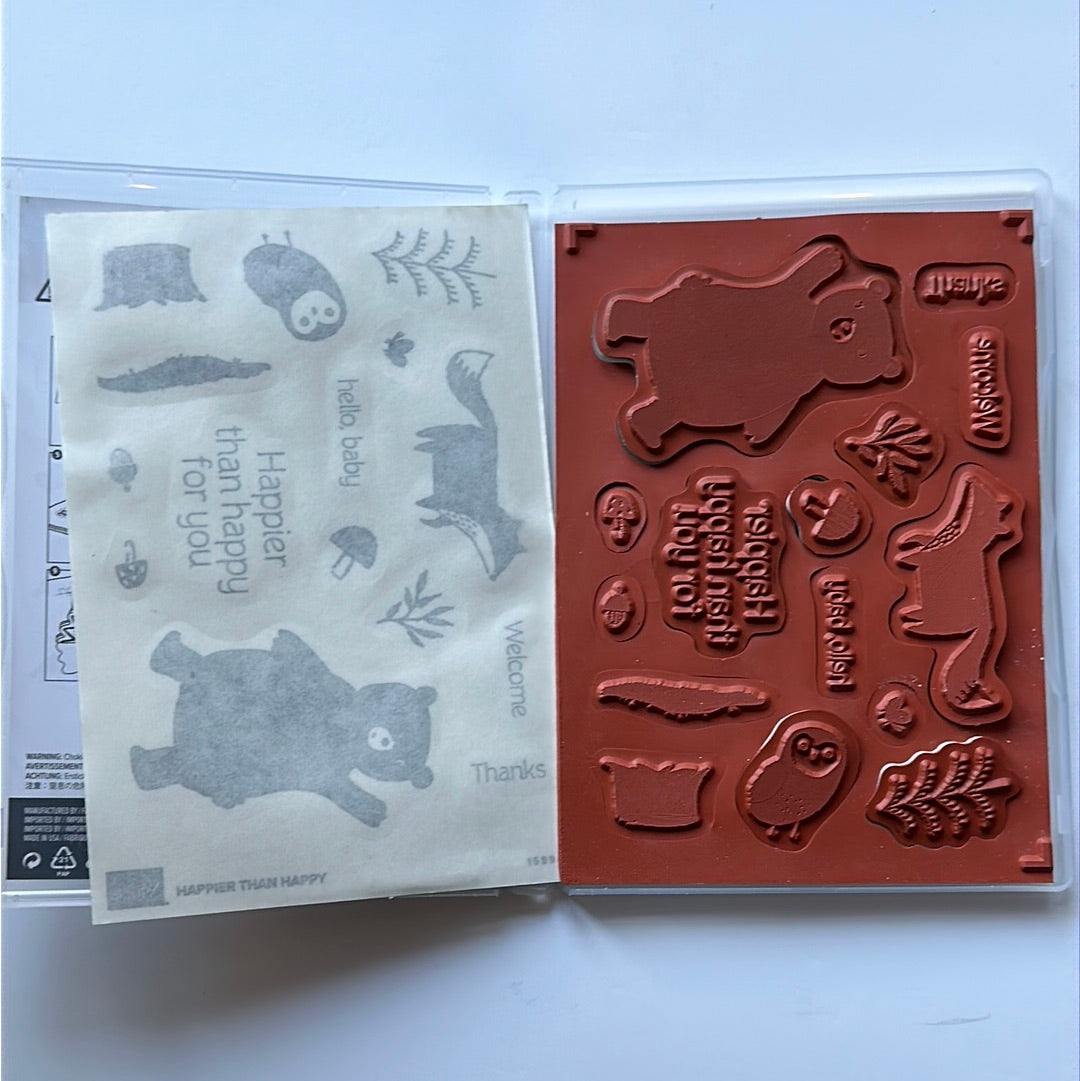 Happier than Happier | Retired Cling Mount Stamp Set | Stampin' Up!