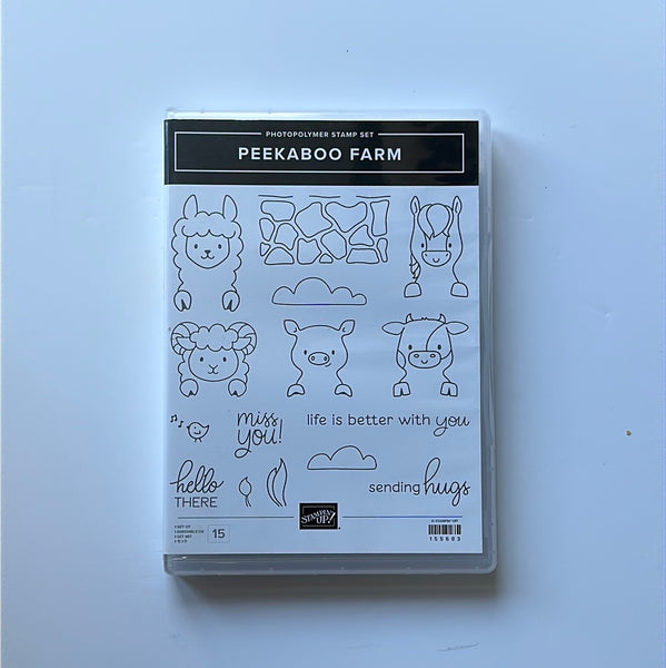 Peekaboo Farm | Retired Photopolymer Stamp Set | Stampin' Up!