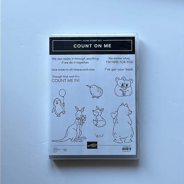 Count on Me | Retired Cling Mount Stamp Set | Stampin' Up!