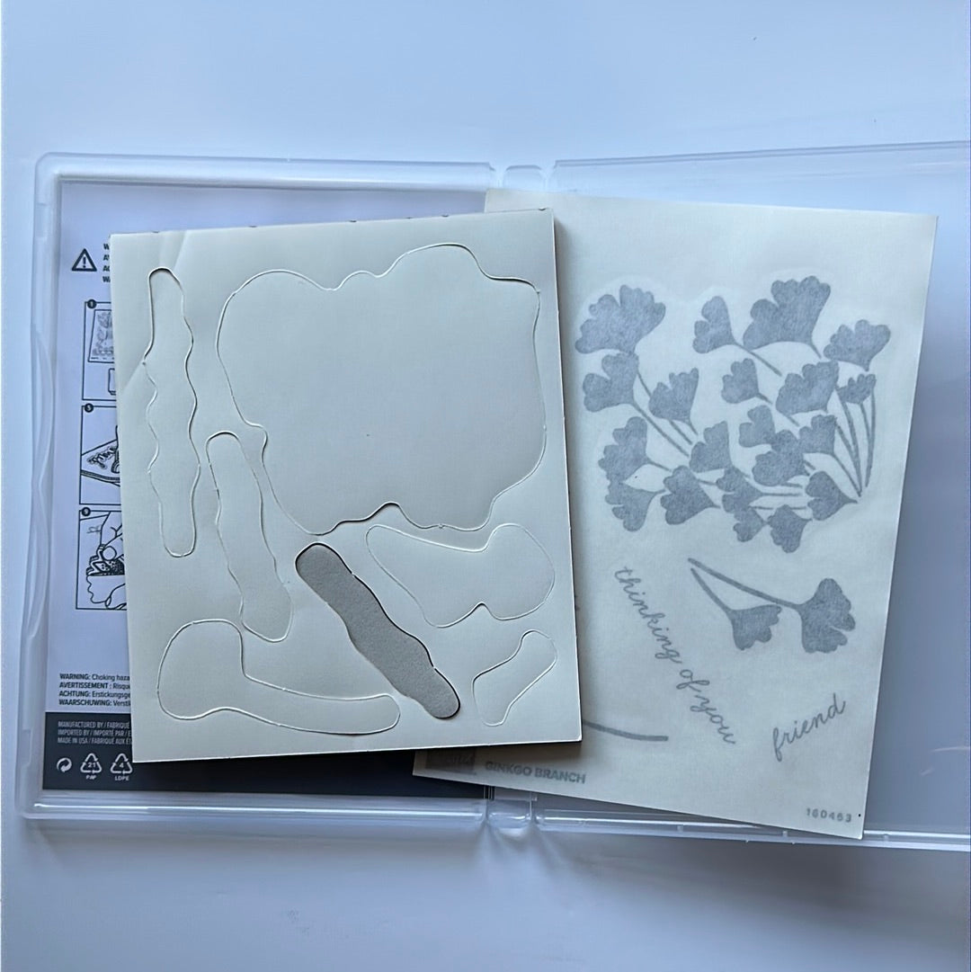 Ginkgo Branch | Retired Cling Mount Stamp Set | Stampin' Up!