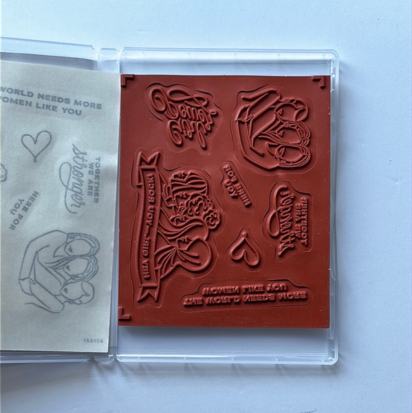 Stronger Together | Retired Cling Mount Stamp Set | Stampin' Up!