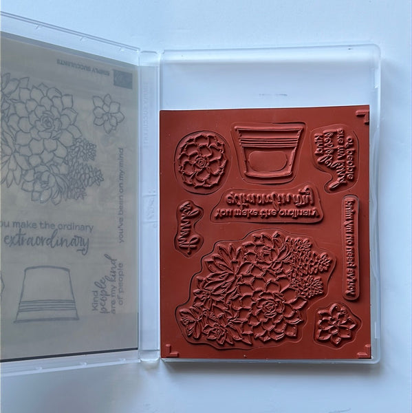 Simply Succulents | Retired Cling Mount Stamp Set | Stampin' Up!