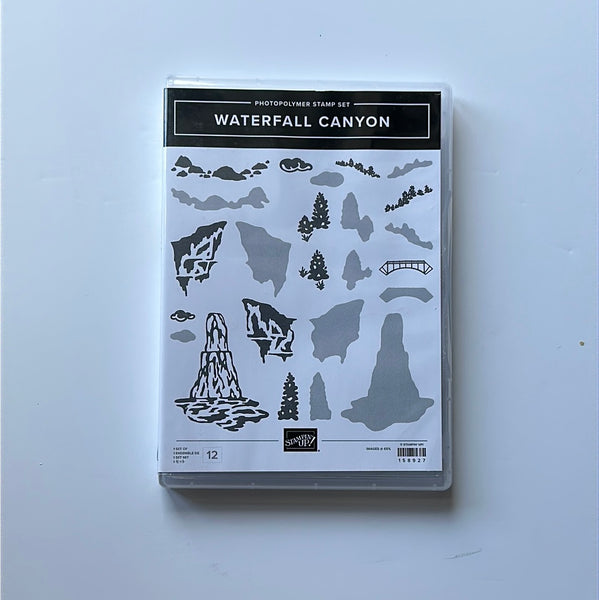 Waterfall Canyon | Retired Photopolymer Stamp Set | Stampin' Up!