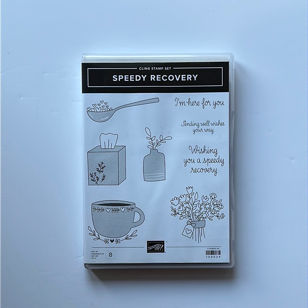 Speedy Recovery | Retired Cling Mount Stamp Set | Stampin' Up!