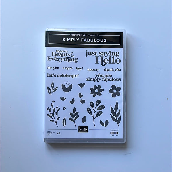 Simply Fabulous | Retired Photopolymer Stamp Set | Stampin' Up!