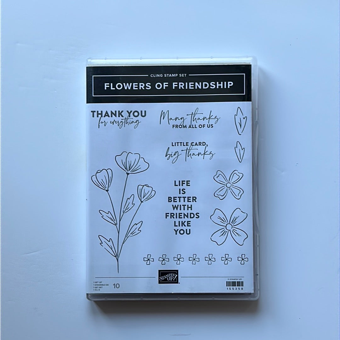 Flowers of Friendship | Retired Cling Mount Stamp Set | Stampin' Up!
