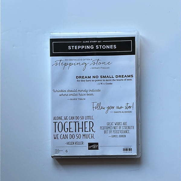 Stepping Stones | Retired Cling Mount Stamp Set | Stampin' Up!