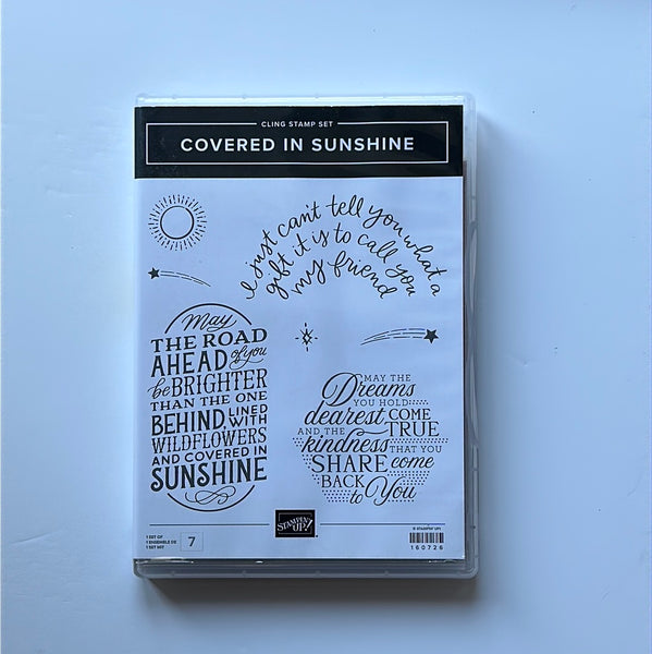 Covered in Sunshine | Retired Cling Mount Stamp Set | Stampin' Up!
