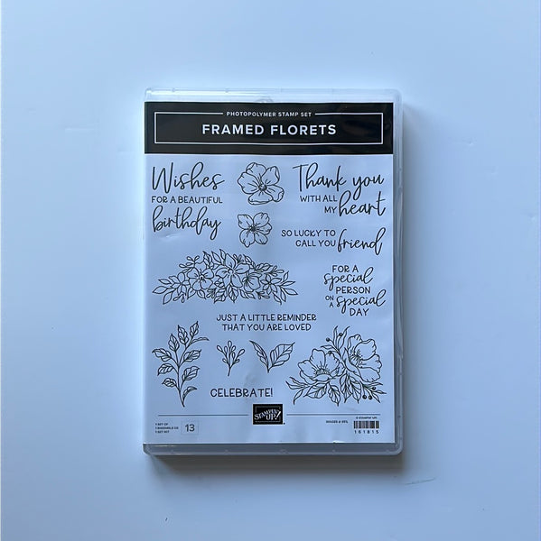 Framed Florets | Retired Photopolymer Stamp Set | Stampin' Up!