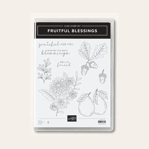 Fruitful Blessings | Retired Cling Mount Stamp Set | Stampin' Up!