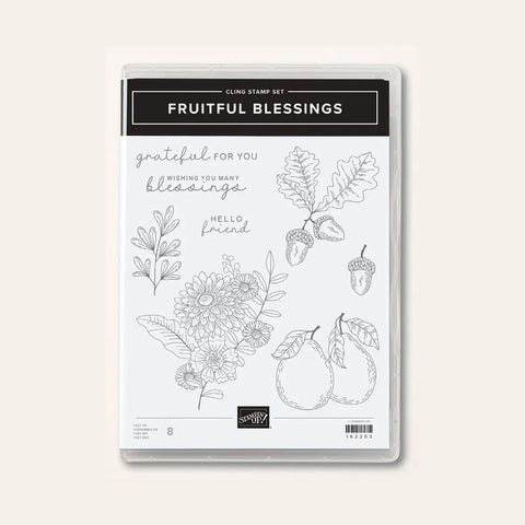 Fruitful Blessings | Retired Cling Mount Stamp Set | Stampin' Up!