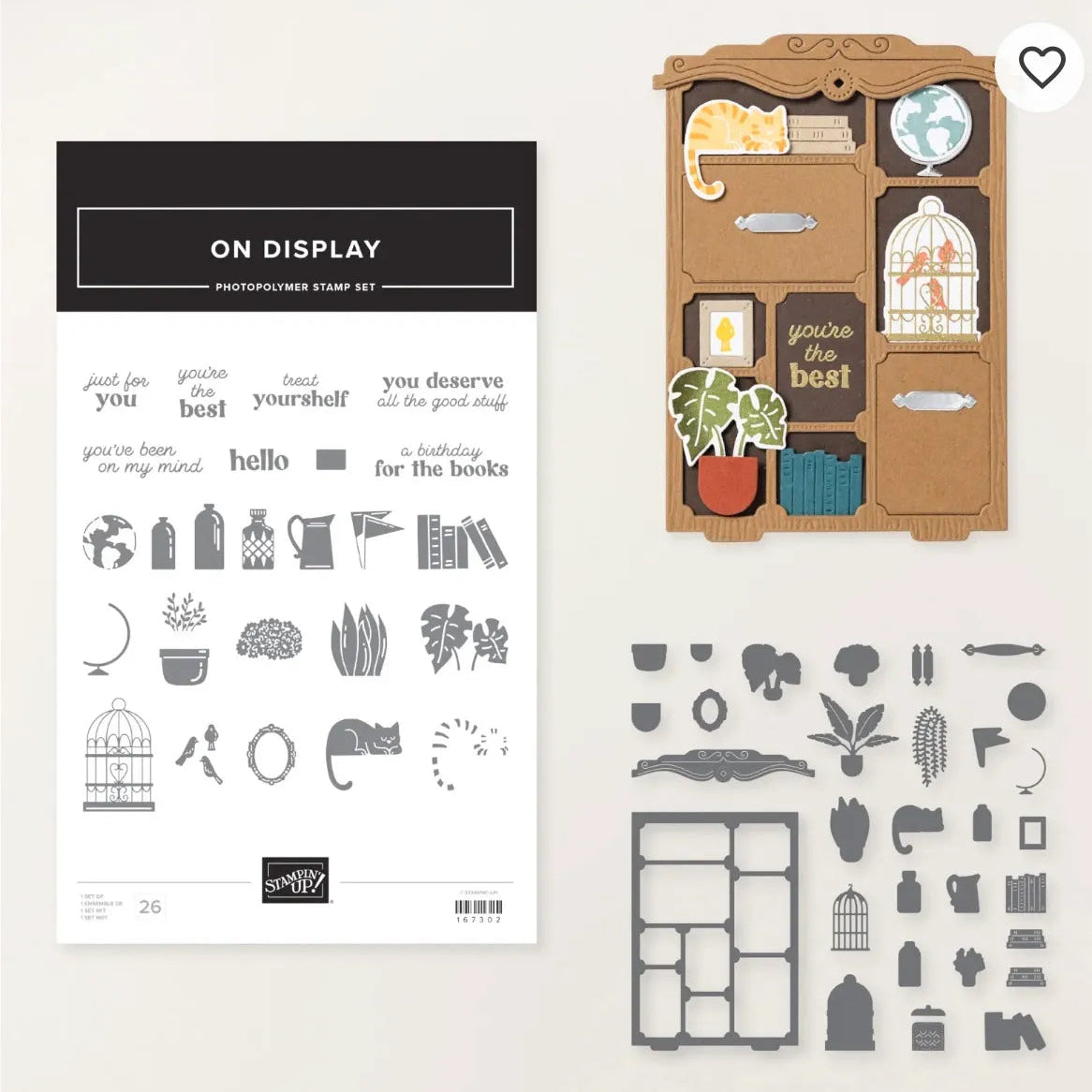 On Display Bundle | Retired Photopolymer Mount Stamp Set and Dies | Stampin' Up!