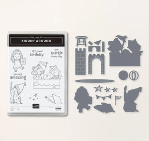 Kiddin' Around Bundle | Retired Cling Mount Stamp Set and Dies | Stampin' Up!