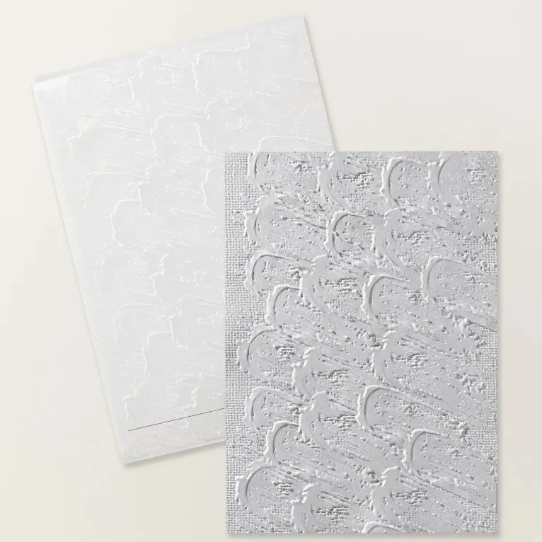 Plaster Painting 3D Embossing Folder | Retired Embossing Folder | Stampin' Up!