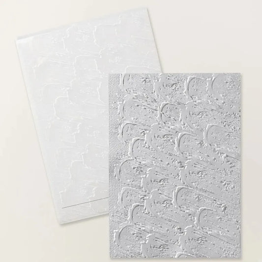 Plaster Painting 3D Embossing Folder | Retired Embossing Folder | Stampin' Up!