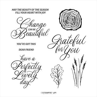 Autumn Expressions | Retired Cling Mount Stamp Set | Stampin' Up!
