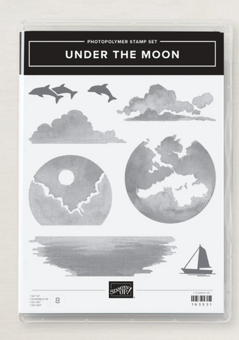 Under the Moon | BRAND NEW, NEVER USED | Retired Photopolymer Mount Stamp Set | Stampin' Up!
