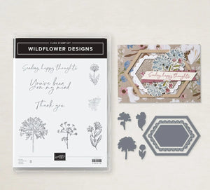 Wildflower Designs Bundle | Retired Cling Mount Stamp Set and Dies | Stampin' Up!