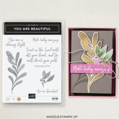 You are Beautiful | Retired Cling Mount Stamp Set | Stampin' Up!