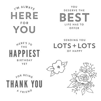 Lots of Happy | Retired Photopolymer Stamp Set | Stampin' Up!