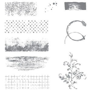 Timeless Textures | Retired Wood Mount Stamp Set | Stampin' Up!