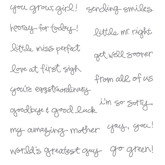 Greatest Greetings | Retired Clear Mount Stamp Set | Stampin' Up!
